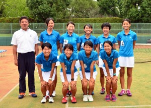 鹿児島県　鳳凰高校女子テニスjpg